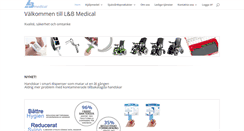 Desktop Screenshot of lbmedical.se